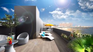 new builf tow bed apartments in Torrevieja. The properties are only 100 m from the beach